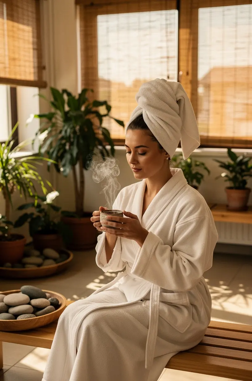 Arbatos rinkinys su įvairiomis žolelių arbata, skirtas streso mažinimui ir sveikatingumui.